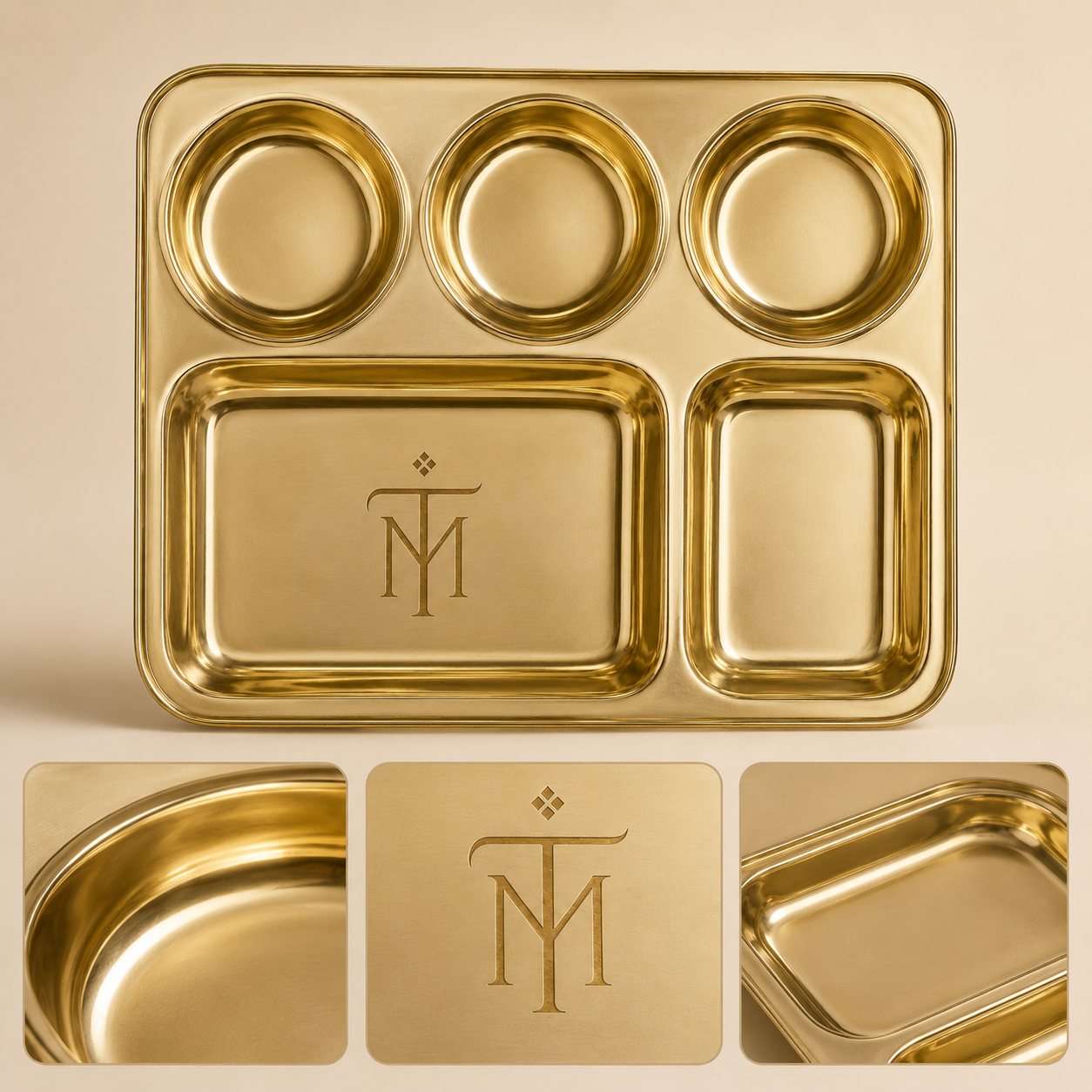 Tamryn Brass Bhojan Thal