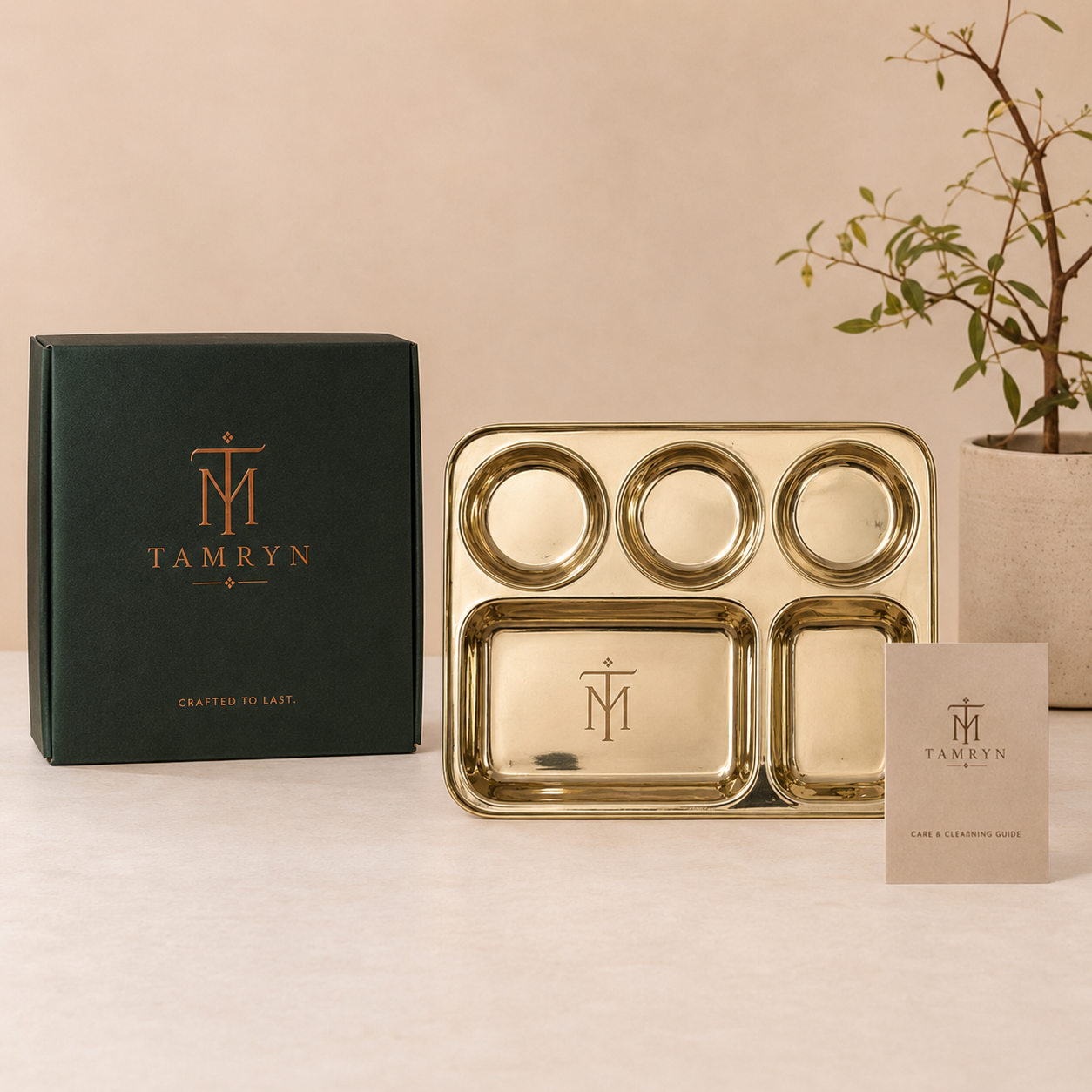 Tamryn Brass Bhojan Thal
