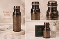 Tamryn Copper Bottle - Floral | 1 Litre