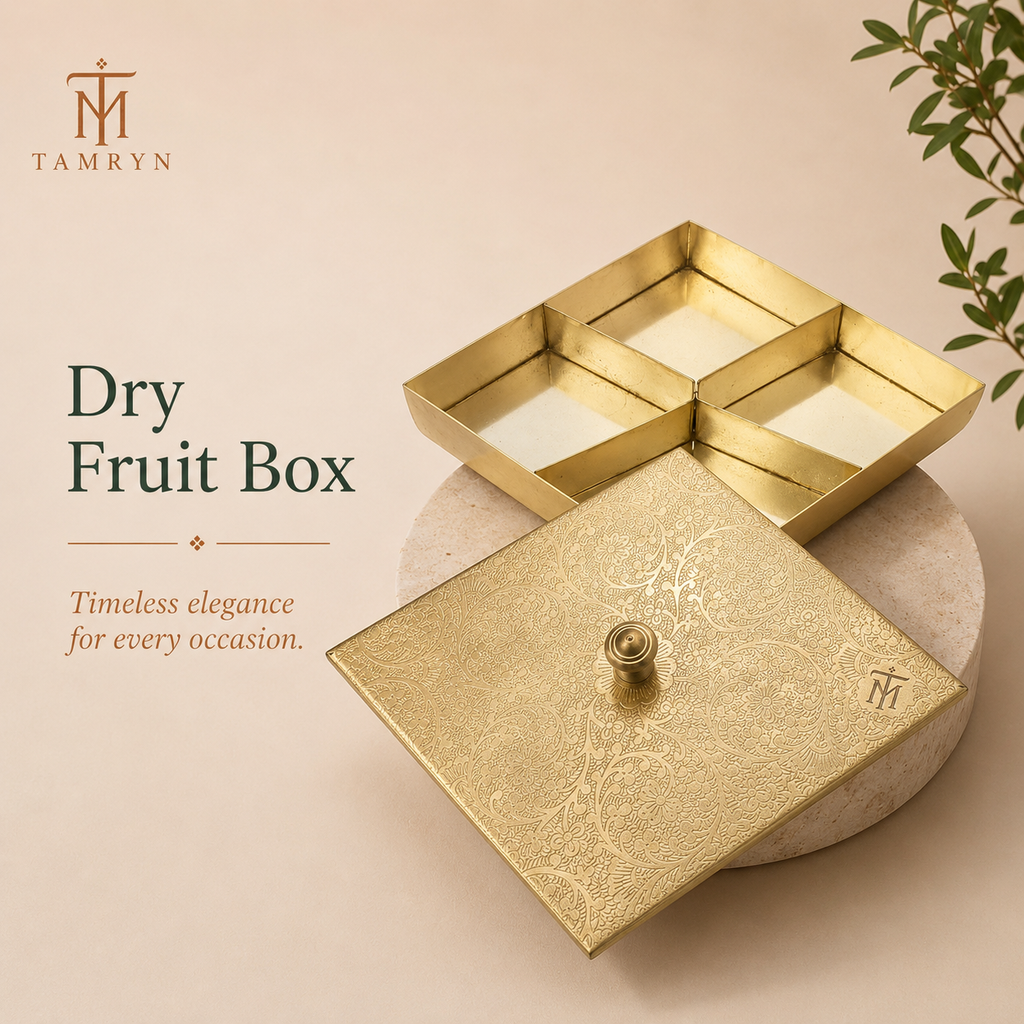 Tamryn Brass Dry Fruit Box
