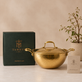 Tamryn Brass Kadhai with Brass Lid