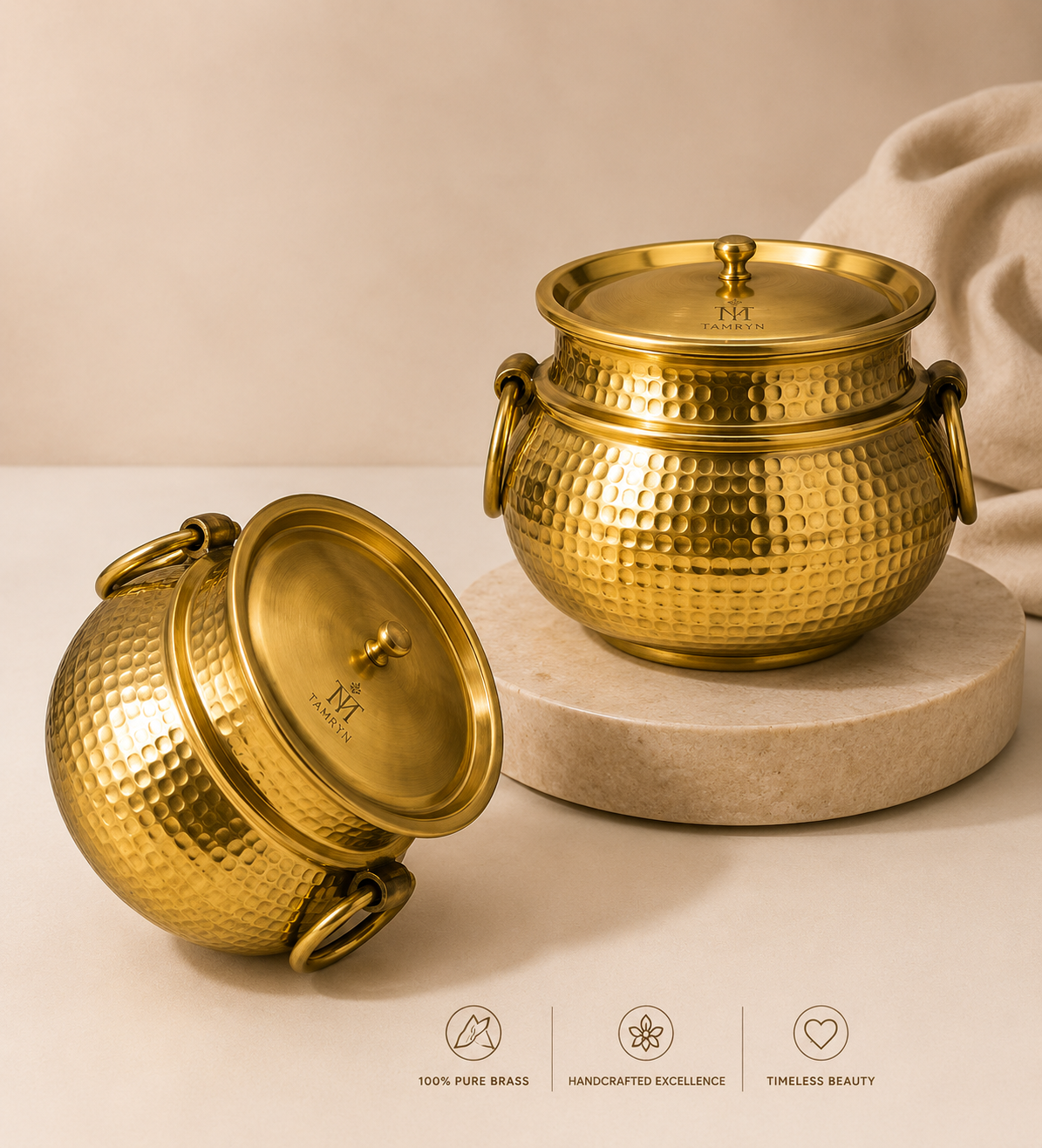 Tamryn Brass Mughlai Handi