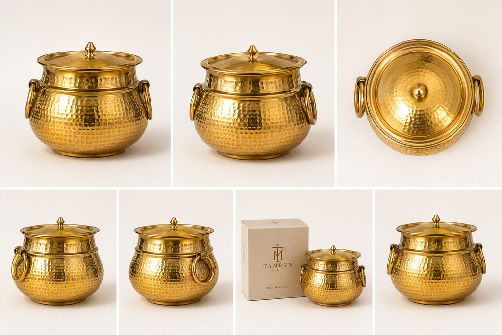 Tamryn Brass Mughlai Handi