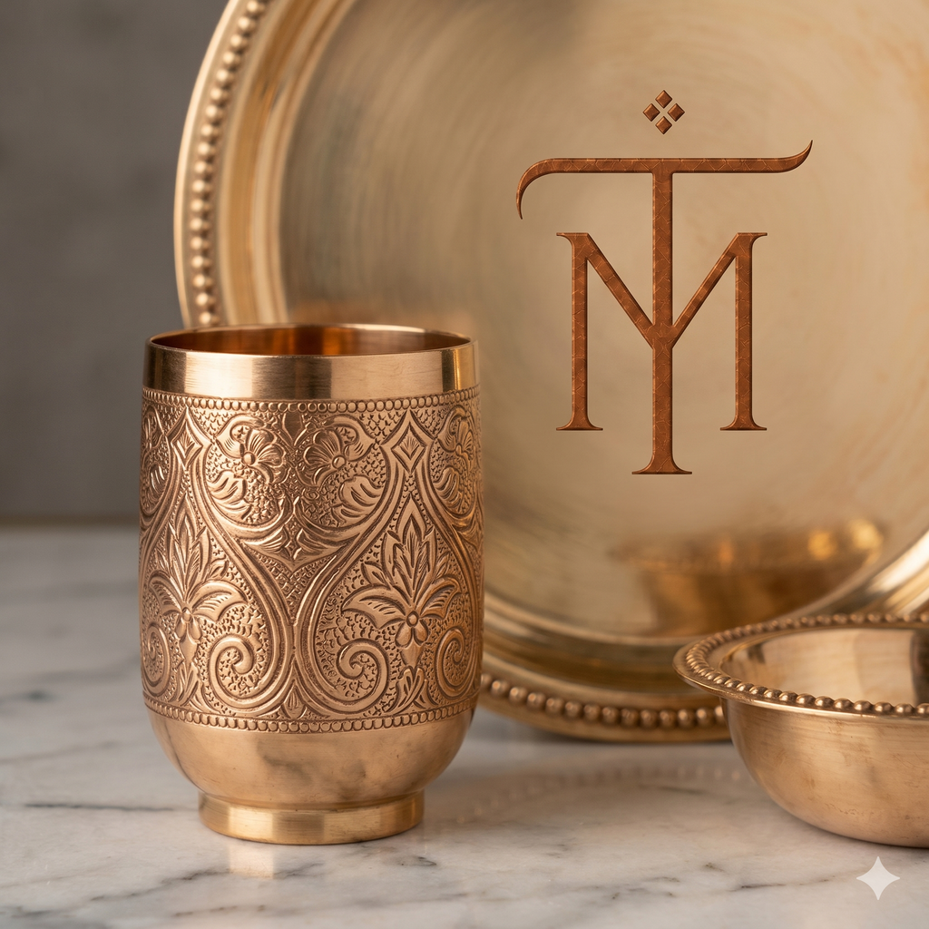 Tamryn Brass Plate Set