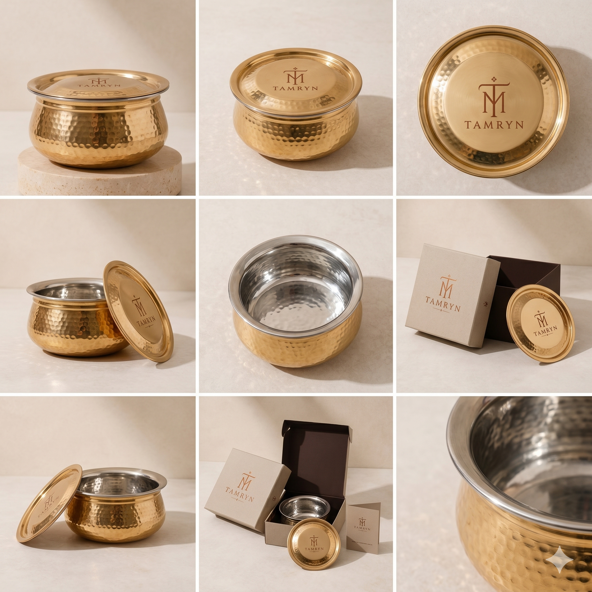 Tamryn Brass Punjabi Tope