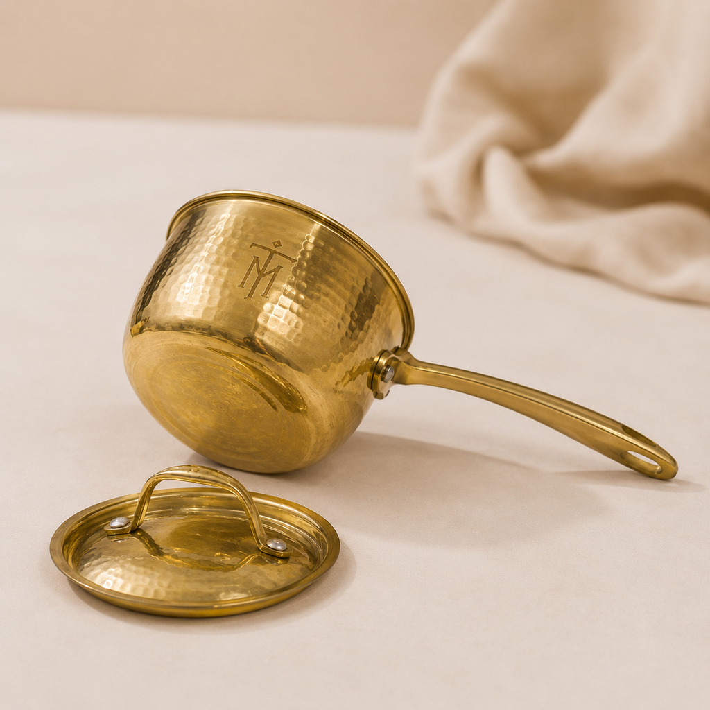Tamryn Brass Saucepan