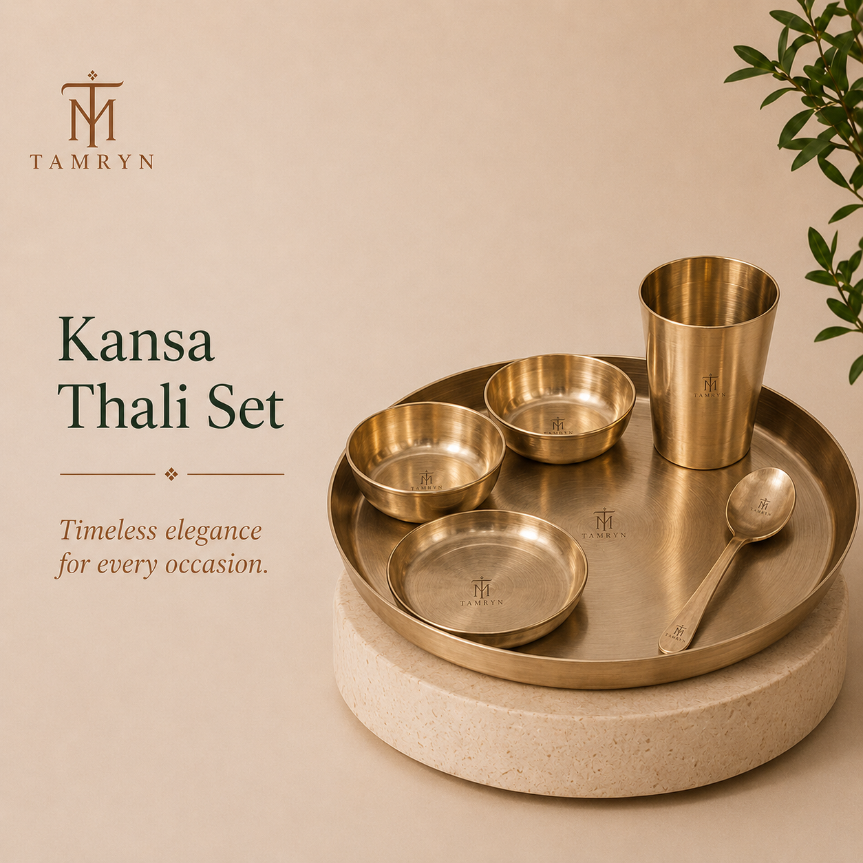 Tamryn Kansa Thali Set | Set of 6