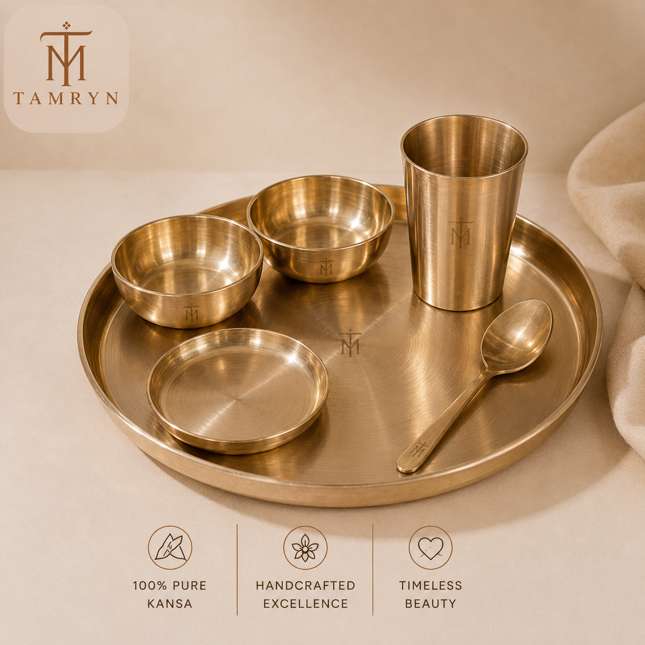 Tamryn Kansa Thali Set | Set of 6