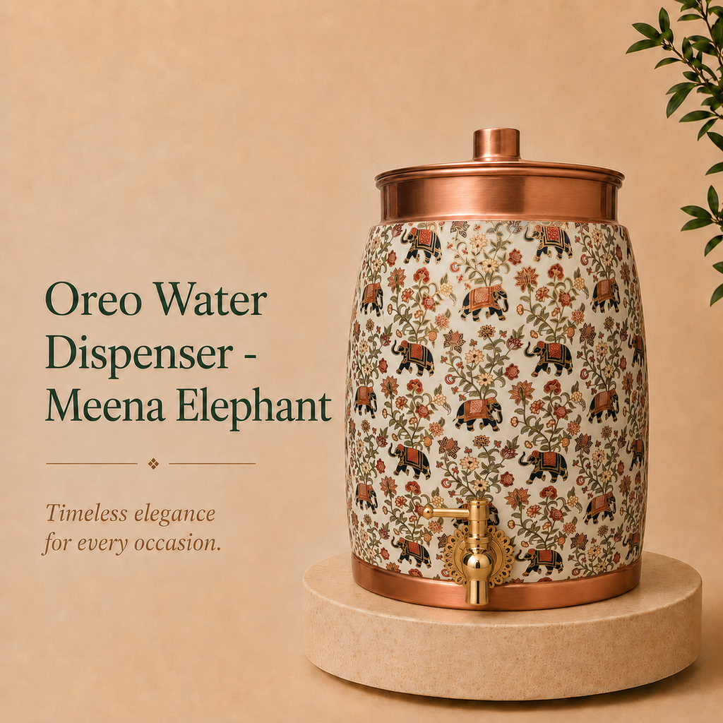 Tamryn Copper Water Dispenser Meena Elephant - 10 L