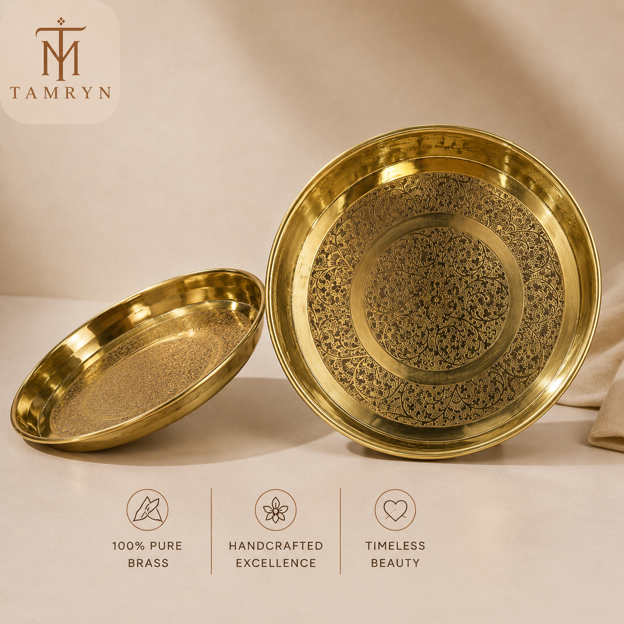 Tamryn Brass Bidding Thali