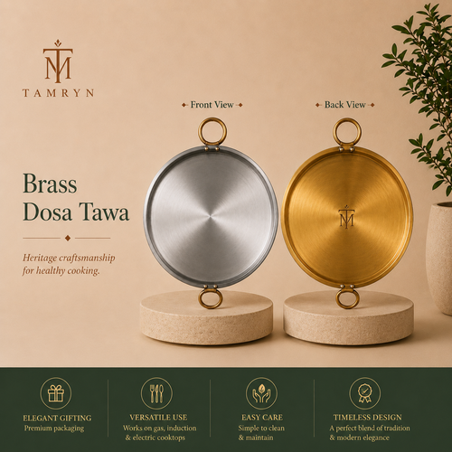 Tamryn Brass Dosa Tawa