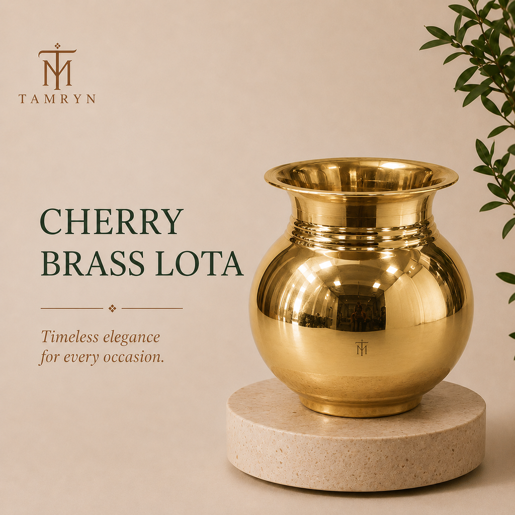 Tamryn Brass Cherry Lota