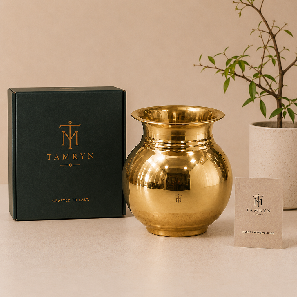 Tamryn Brass Cherry Lota
