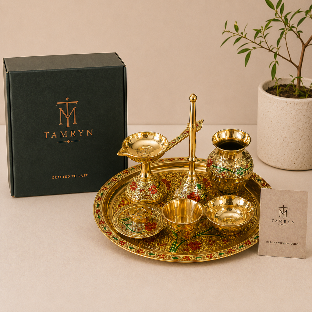 Tamryn  Pooja Set Ashtdhatu