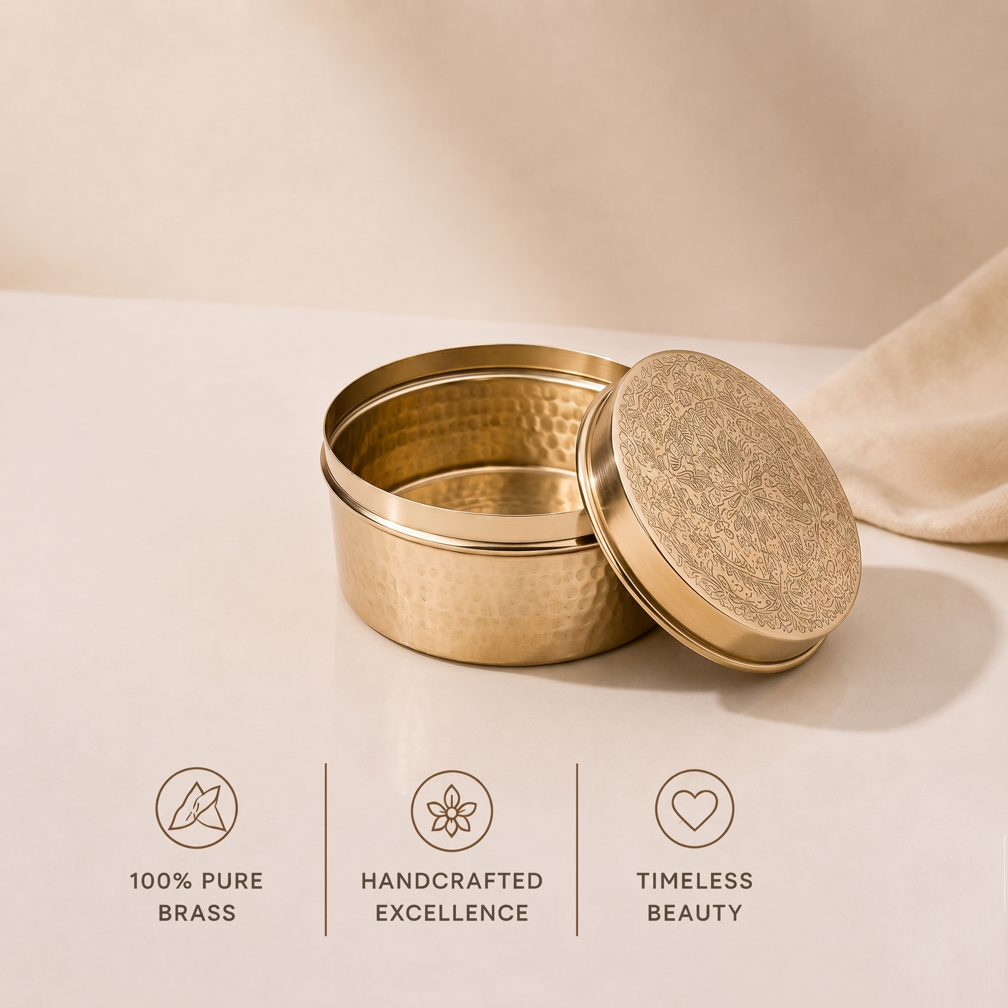 Tamryn Brass Laddo Box