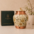 Tamryn Copper Matka Water Dispenser Meena Flower