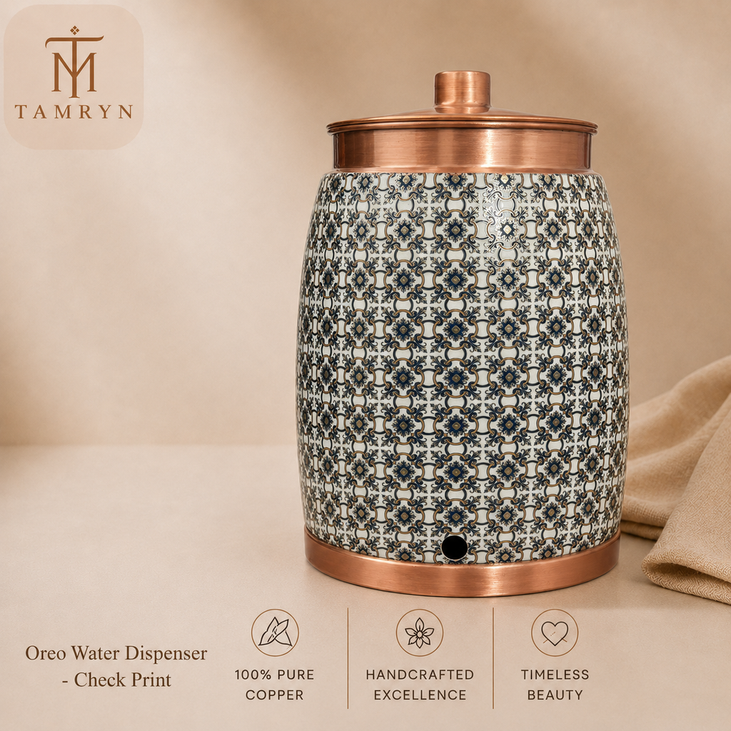 Tamryn Cooper Oreo Water Dispenser Check Print