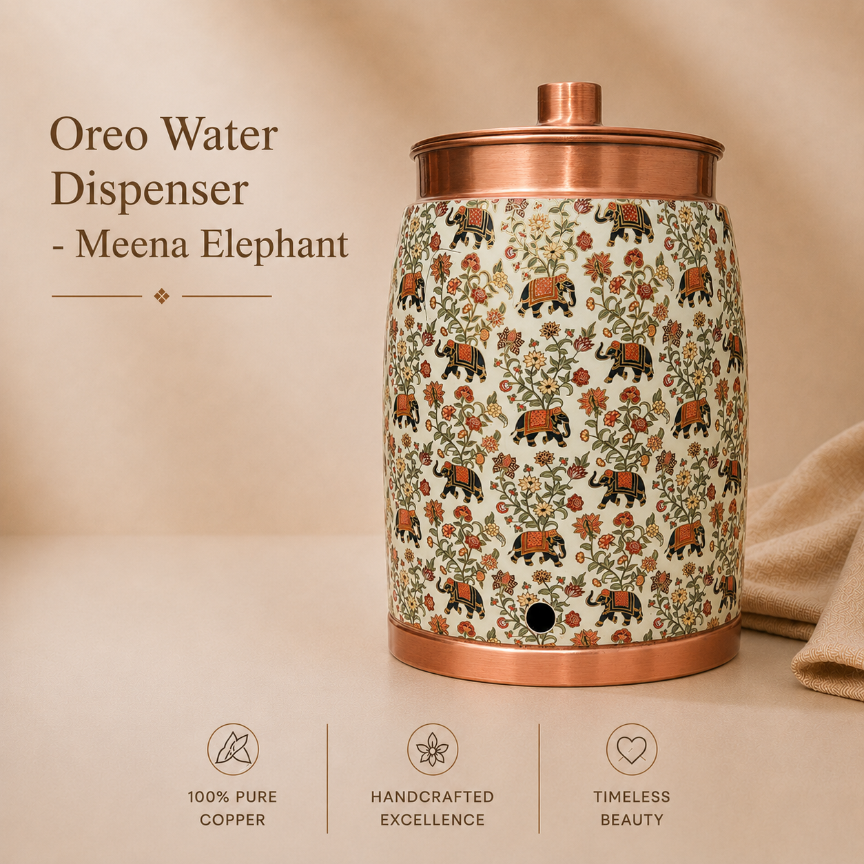 Tamryn Cooper Oreo Water Dispenser Meena Elephant